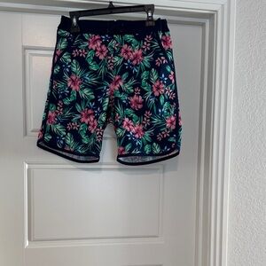 Land’s End Floral Print kid’s Swim Shorts